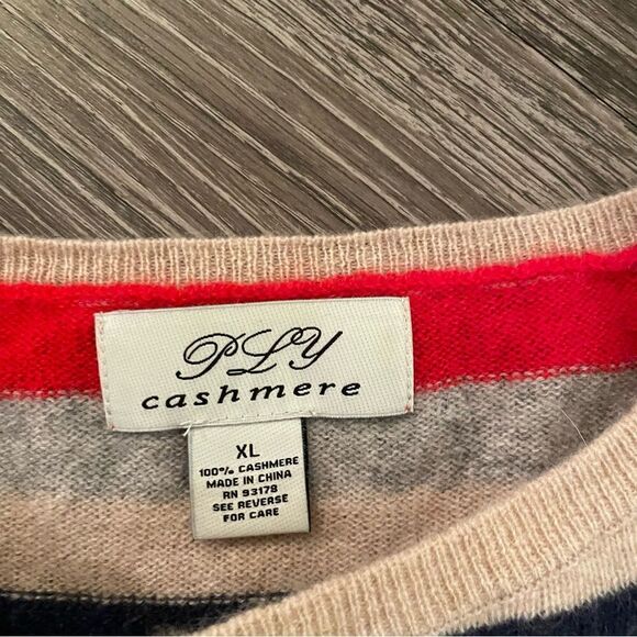 Ply cashmere striped sweater - Picture 3 of 7